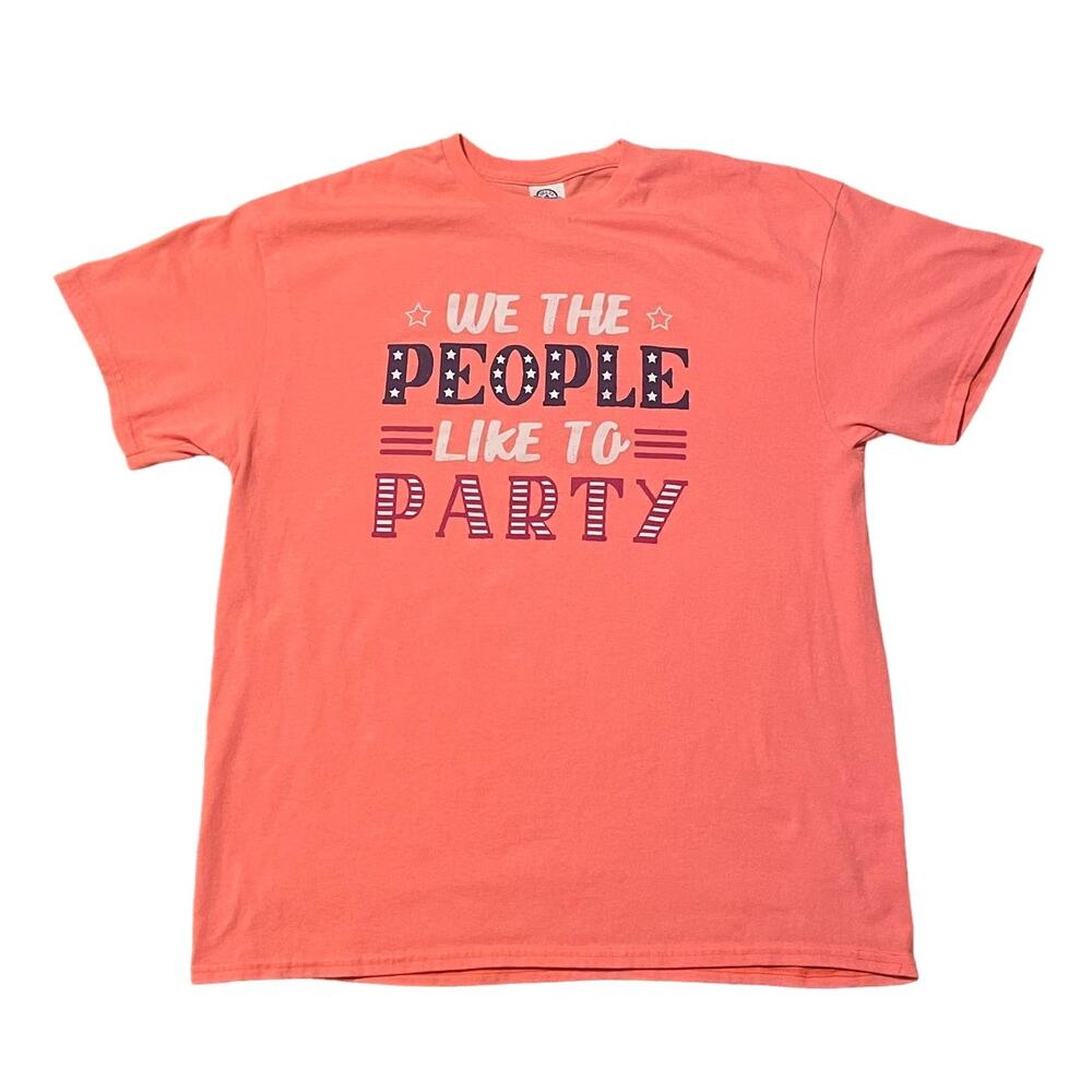 "We the People Like to Party"‎ T-shirt Size XL